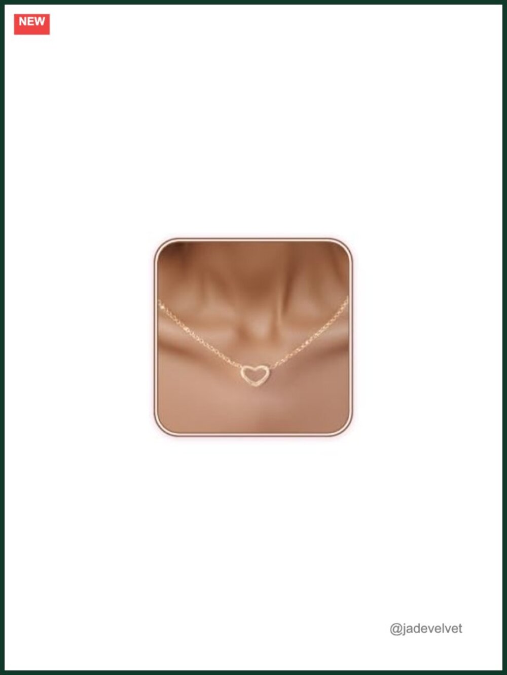 14k Gold Plated Tiny Heart Pendant Choker Necklace with Toggle Clasp